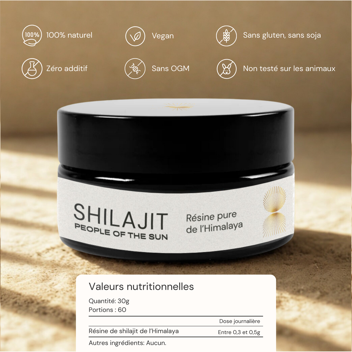 Shilajit pure résine – Votre allié pour une énergie durable