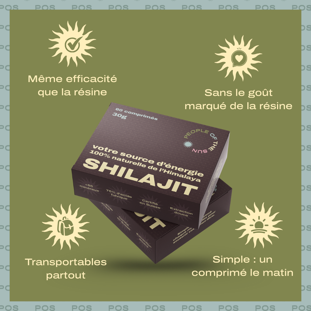 Comprimés de Shilajit – Votre allié pour une énergie durable