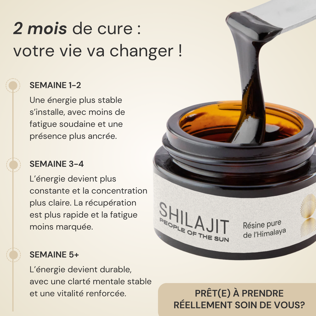 Shilajit pure résine – Votre allié pour une énergie durable